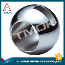 0.5mm 6mm latão de cobre de aço inoxidável bola de ferro cromado bola de núcleo com furo para a água em OUJIA TMOK
